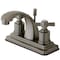 Kingston Brass KS4648ZX 4" Centerset Bathroom Faucet, Brushed Nickel KS4648ZX - alternate 1